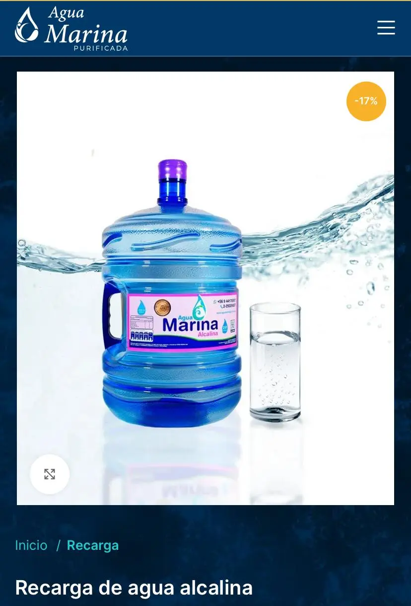 AGUA ALCALINA 20 LTS