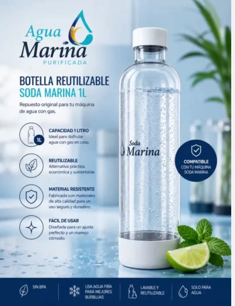 Botella Agua Soda