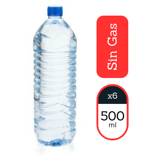 Pack 12 Agua 600cc Sin Gas