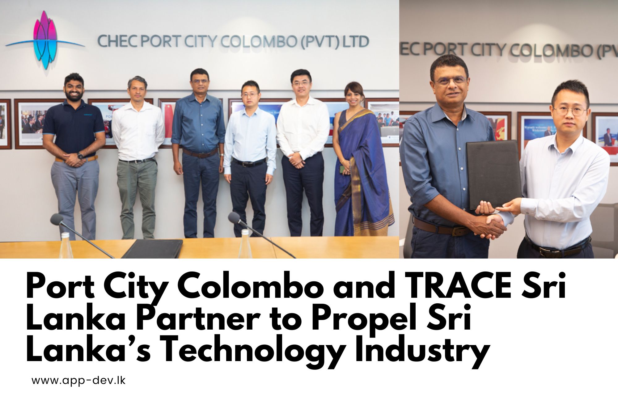 Port City Colombo and TRACE Sri Lanka Partner to Boost Sri Lanka's Tech Industry