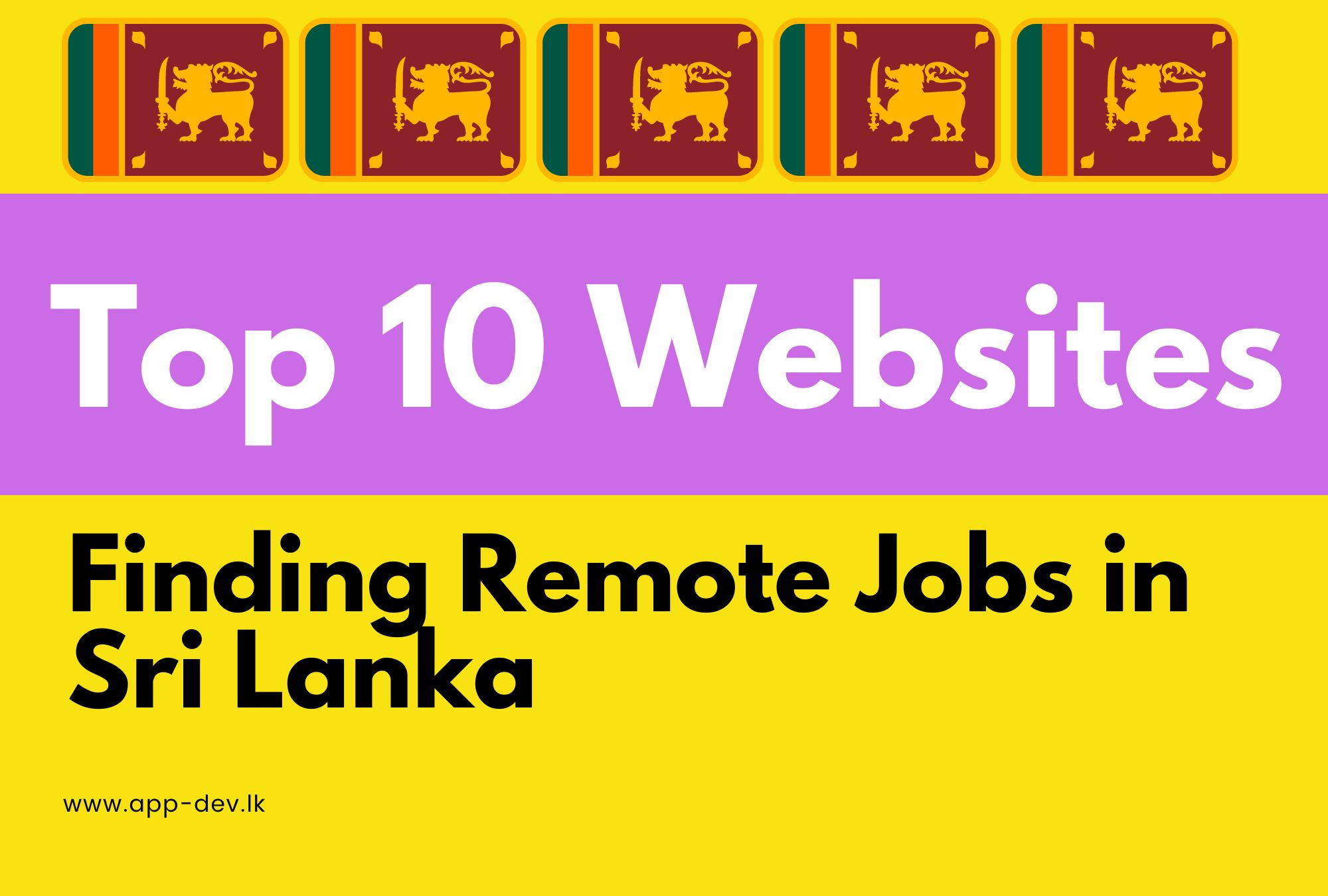 Top 10 Websites for Finding Remote Jobs in Sri Lanka