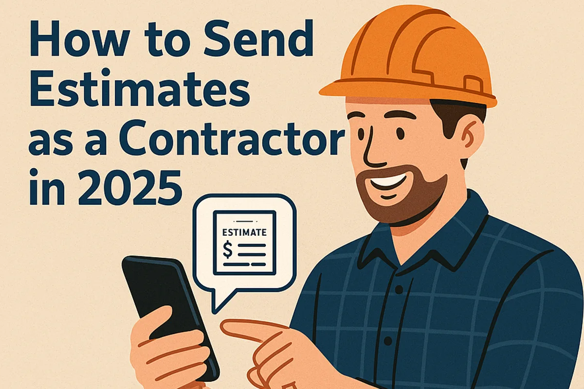 How to Send Estimates as a Contractor in 2025