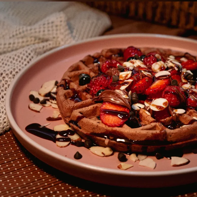 Waffle de Chocolate