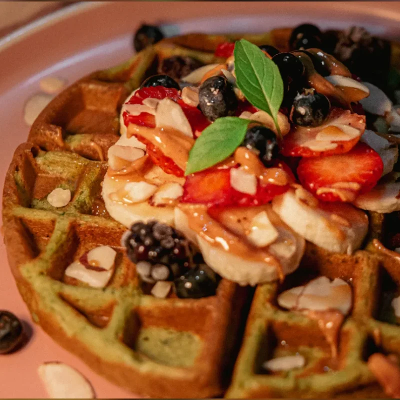 Waffle de Matcha