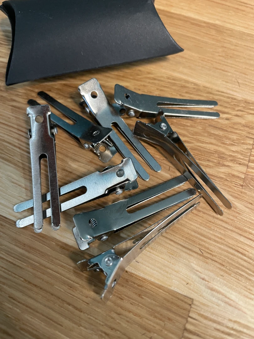 10 stk. metal clips