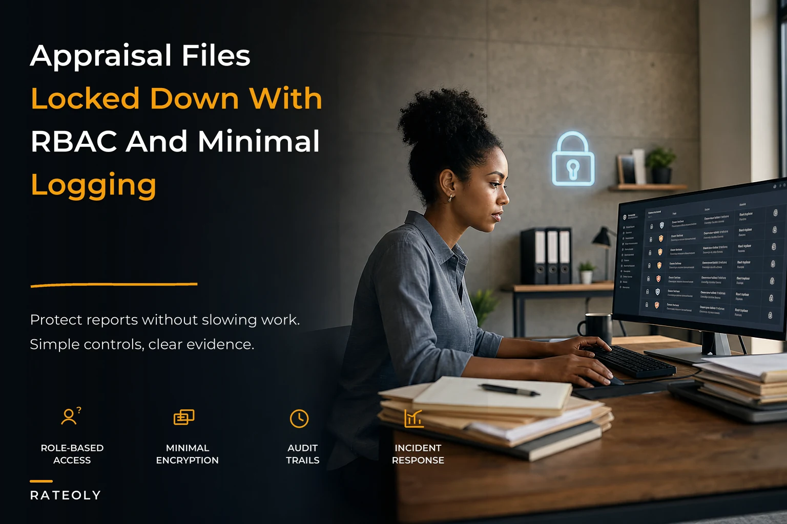 Appraisal file security: a practical role-based access and lightweight logging playbook for small firms