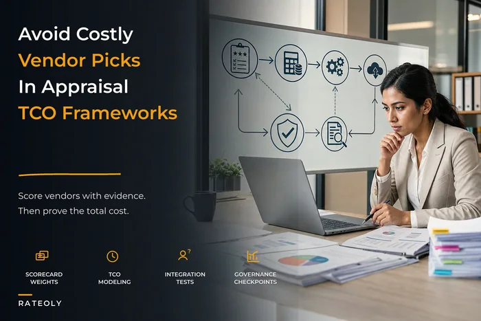 Avoid costly procurement mistakes: a vendor‑evaluation and TCO framework tailored to appraisal software