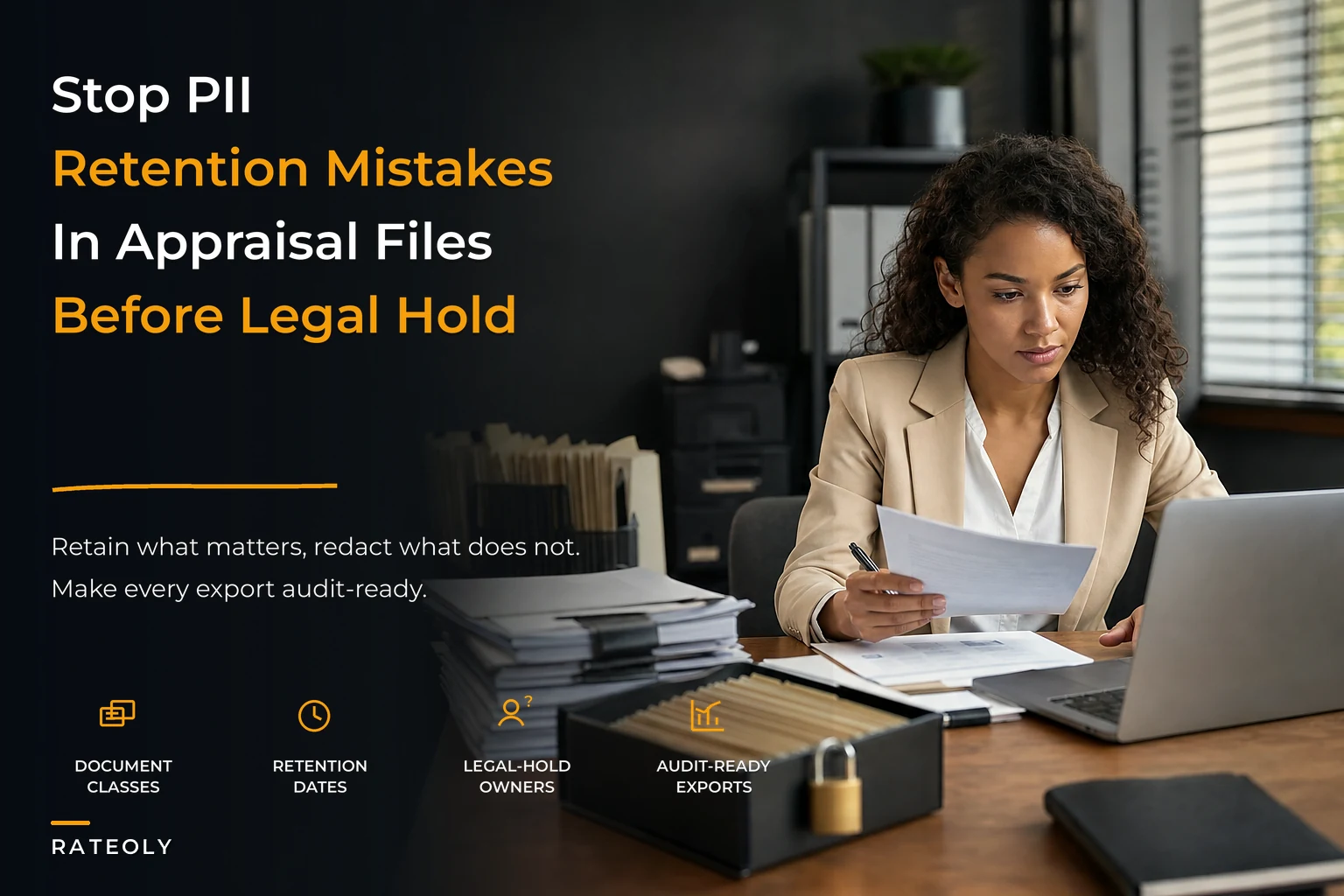 Avoid data-retention and PII mistakes in appraisal files