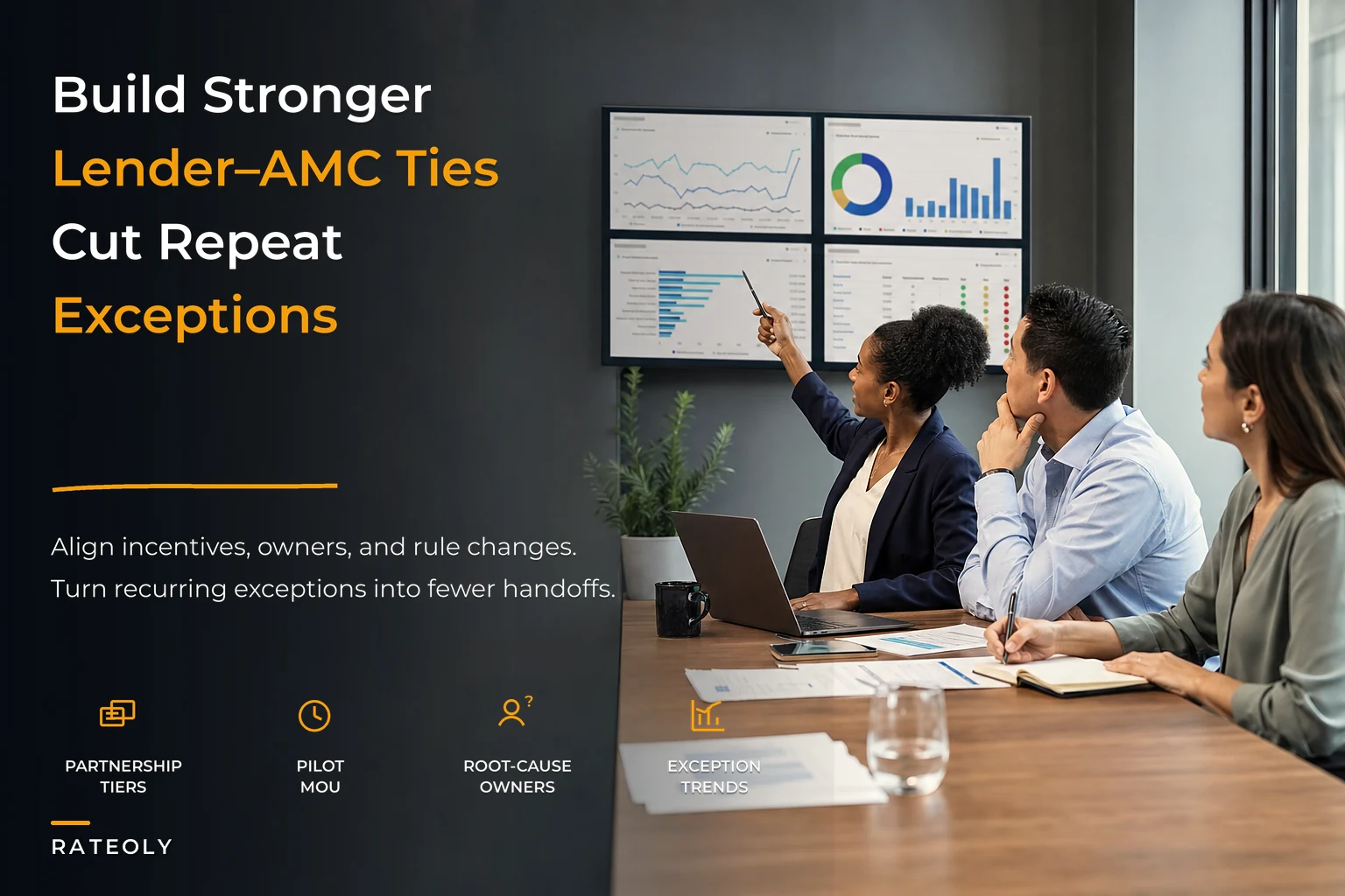 Build lender and AMC partnerships that cut exceptions