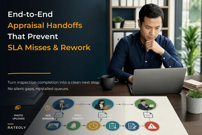 Missed SLAs and rework? Standardize an end-to-end appraisal workflow with role-based handoffs