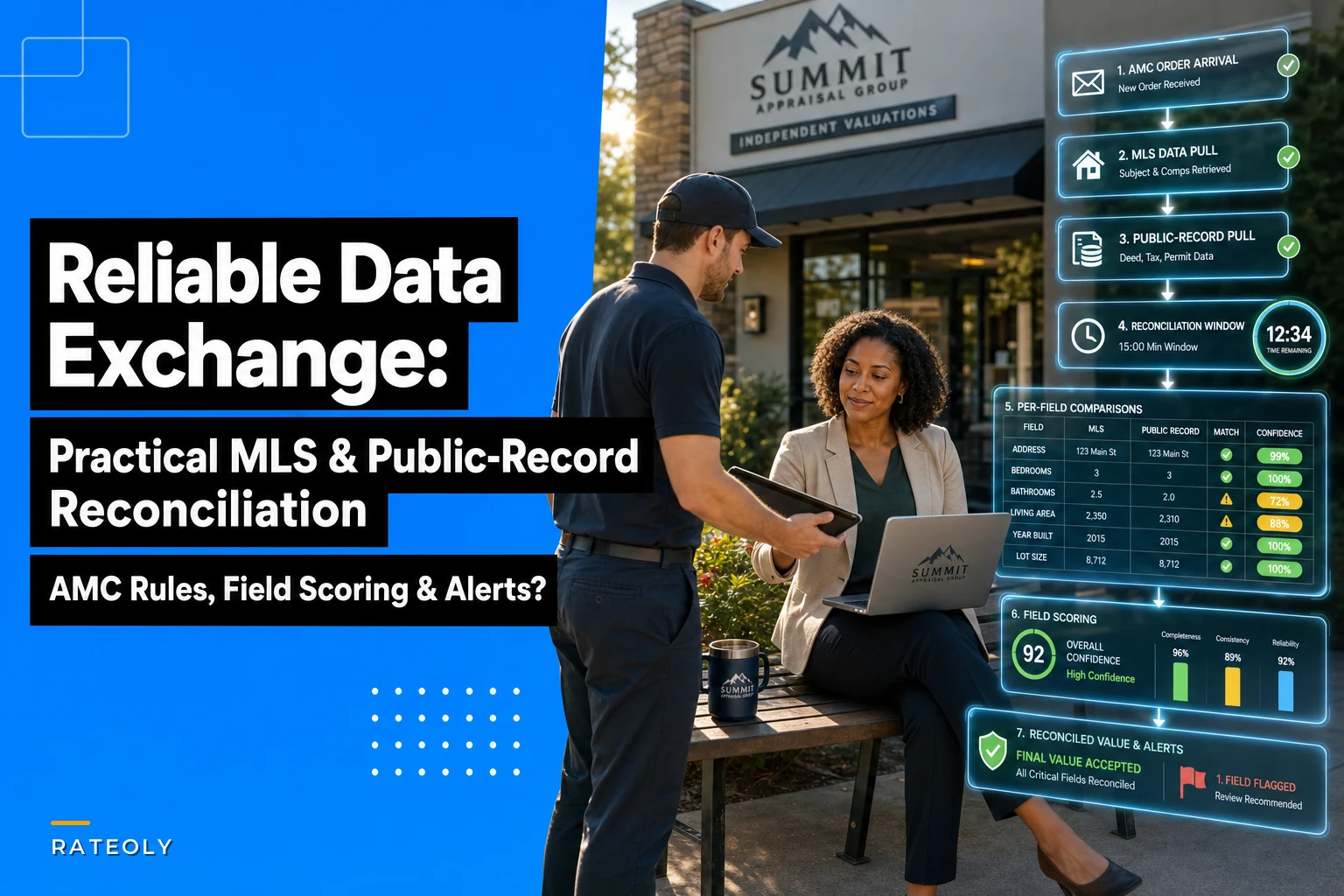 Reliable data exchange: practical MLS, public‑record and AMC integration rules for small appraisal firms