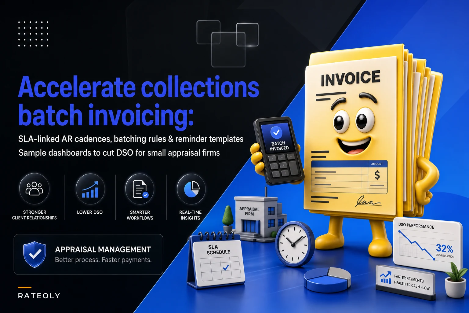 Speed cash collection: batch invoicing and AR workflows tailored to small appraisal firms