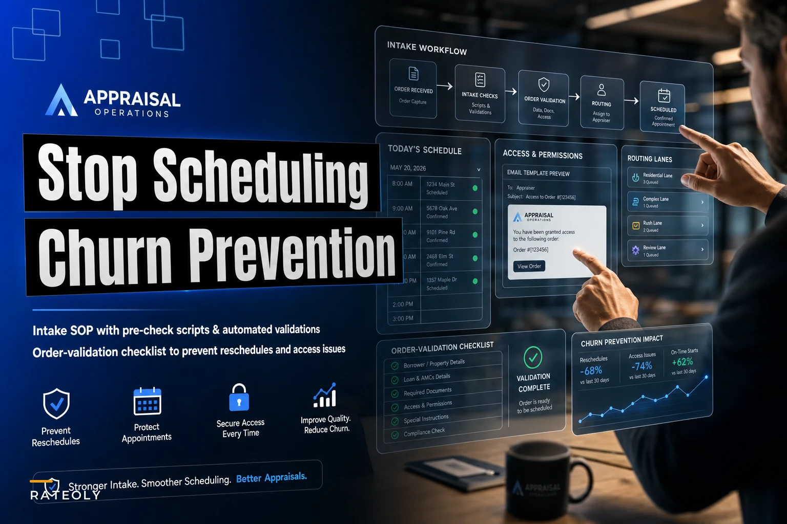 Stop scheduling churn: an intake SOP and order‑validation checklist that prevents reschedules