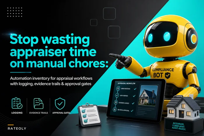 Stop wasting appraiser time on manual chores: an automation inventory with compliance guardrails
