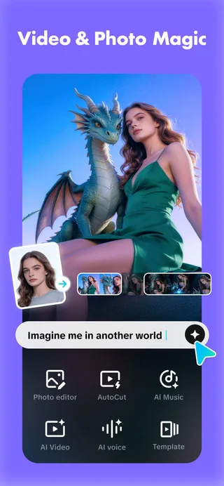 CapCut: Photo & Video Editor: Screenshot 1