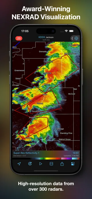 RadarScope: Screenshot 1