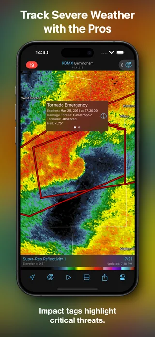RadarScope: Screenshot 2