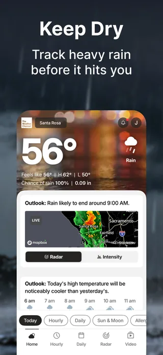 The Weather Channel - Radar: Screenshot 1