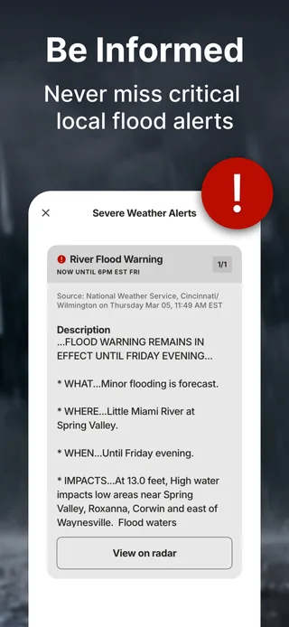 The Weather Channel - Radar: Screenshot 3
