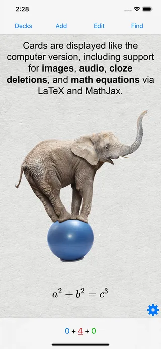 AnkiMobile Flashcards: Screenshot 1