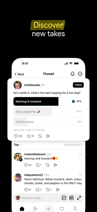 Threads: Screenshot 2