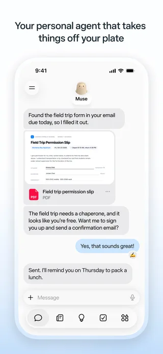Muse from Meta: Screenshot 1