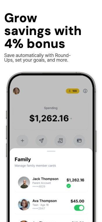 Inspired by Current Banking App: Screenshot 1