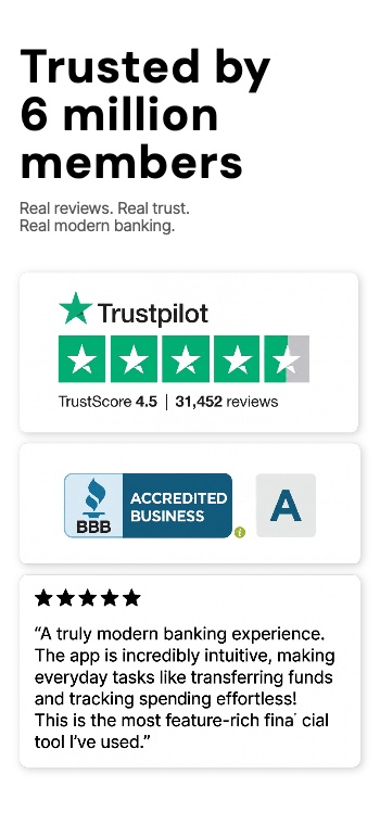 Inspired by Current Banking App: Screenshot 1