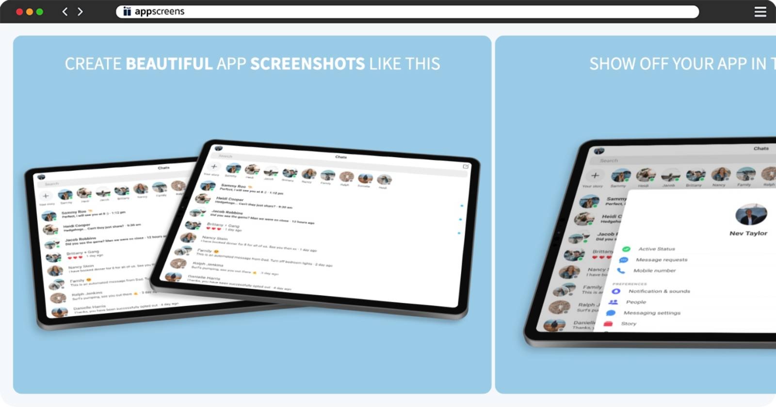 Landscape: Solis App Store Screenshot Template