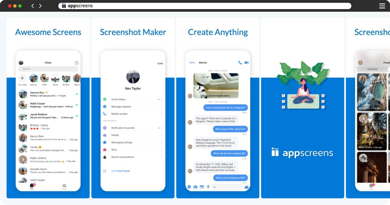 Inspired by Microsoft OneDrive App Store Screenshot Template