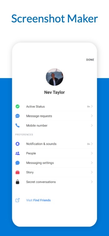 Inspired by Microsoft OneDrive App Store Screenshot Template preview 2