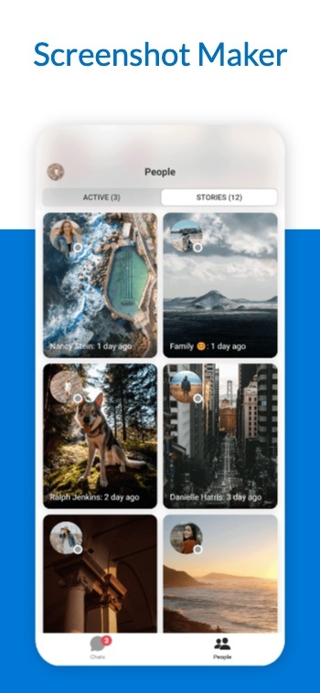 Inspired by Microsoft OneDrive App Store Screenshot Template preview 5