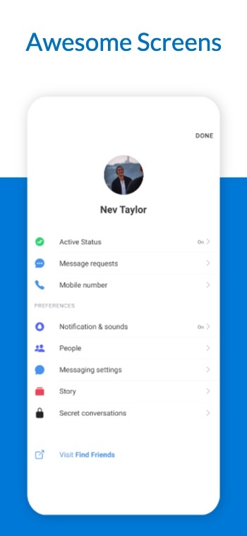Inspired by Microsoft OneDrive App Store Screenshot Template preview 7