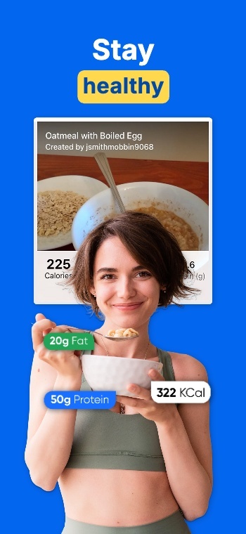 Inspired from MyFitnessPal: Screenshot 3