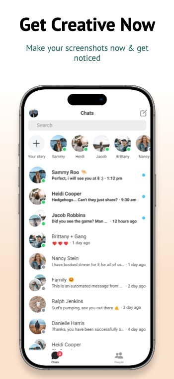 Peachy gradients: Screenshot 2