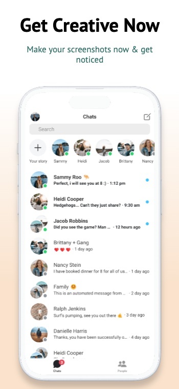 Peachy gradients: Screenshot 2