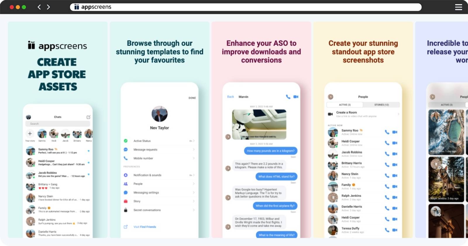 Inspired by Kic App Store Screenshot Template