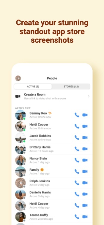 Inspired by Kic App Store Screenshot Template preview 4