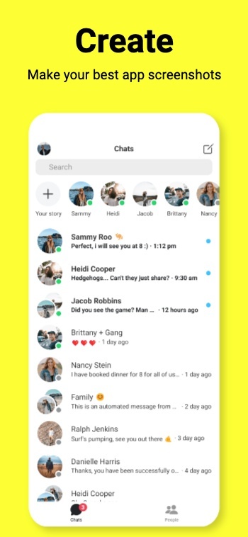 Inspired by Snapchat: Screenshot 2