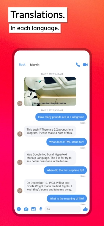 Localisation Translation Example: Screenshot 4