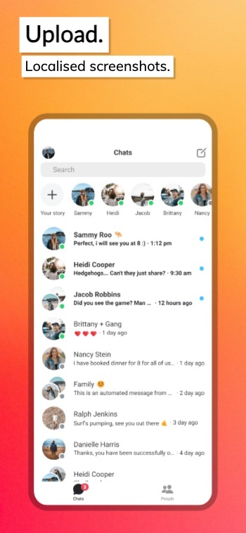 Localisation Translation Example: Screenshot 7