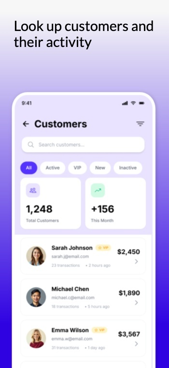 Inspired by Stripe: Screenshot 1