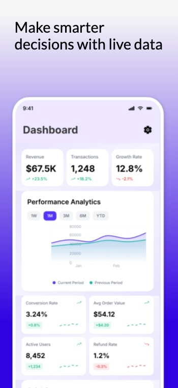 Inspired by Stripe: Screenshot 1