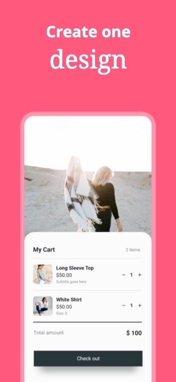 Inspired by Flo App Store Screenshot Template preview 3