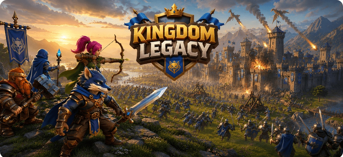Landscape: Inspired by Clash of Clans App Store Screenshot Template preview 1