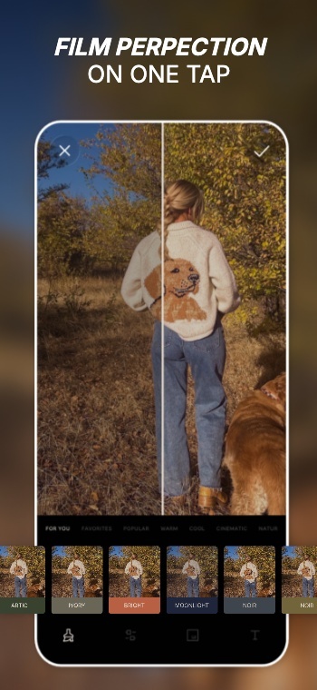 Inspired by Photo Editor App: Screenshot 1