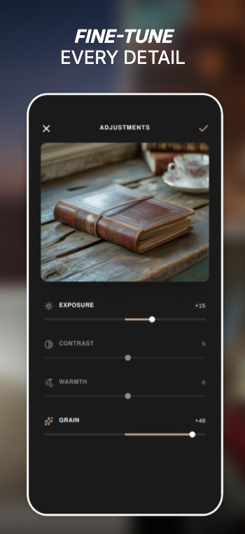 Inspired by Photo Editor App: Screenshot 1
