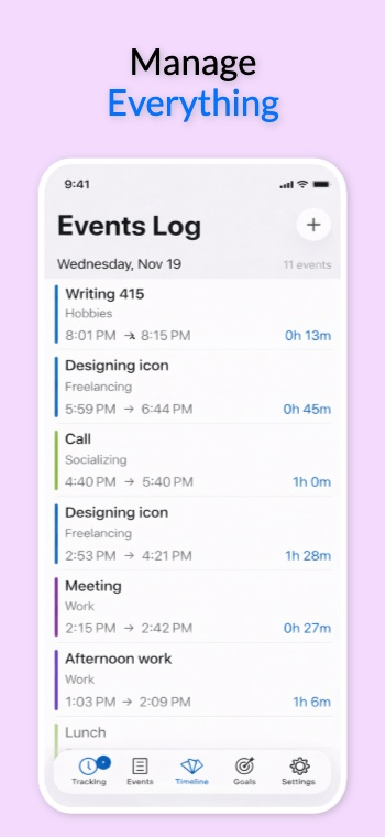 Inspired by Time Tracking App Store Screenshot Template preview 8