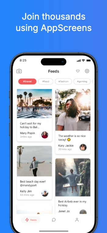 Inspired by Messenger App Store Screenshot Template preview 2