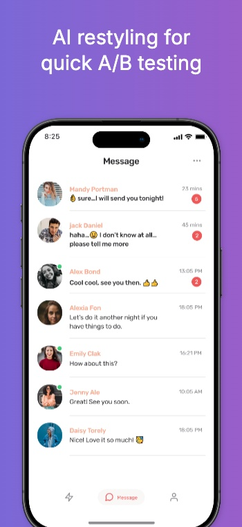 Inspired by Messenger App Store Screenshot Template preview 5